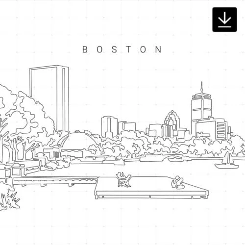 Boston Charles River Esplanade SVG - Download