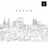 Akron Skyline SVG - Download