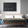 Billings Skyline Canvas Art Print - Bed Room - Dark