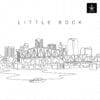 Little Rock Skyline SVG - Download