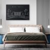 Mesa Temple Canvas Art Print - Bed Room - Dark