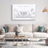 Mesa Temple Canvas Art Print - Living Room