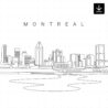 Montreal Skyline SVG - Download