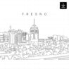 Fresno Skyline SVG - Download