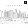 Vancouver Skyline SVG - Download