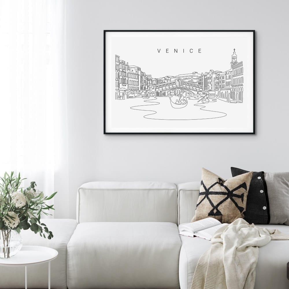 Venice Italy Art Print for Living Room Venice Italy Art Print for Living Room