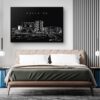 Adelaide Canvas Art Print - Bed Room - Dark