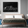Adelaide Canvas Art Print - Bed Room - Dark