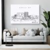 Adelaide Canvas Art Print - Living Room