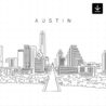 Austin Skyline SVG - Download