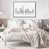 Austin TX Art Print for Bedroom