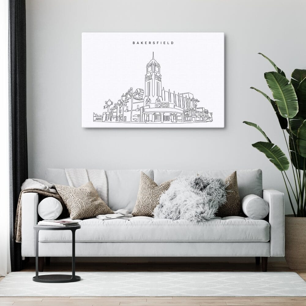 Bakersfield Theater Canvas Art Print - Living Room Bakersfield Theater Canvas Art Print - Living Room