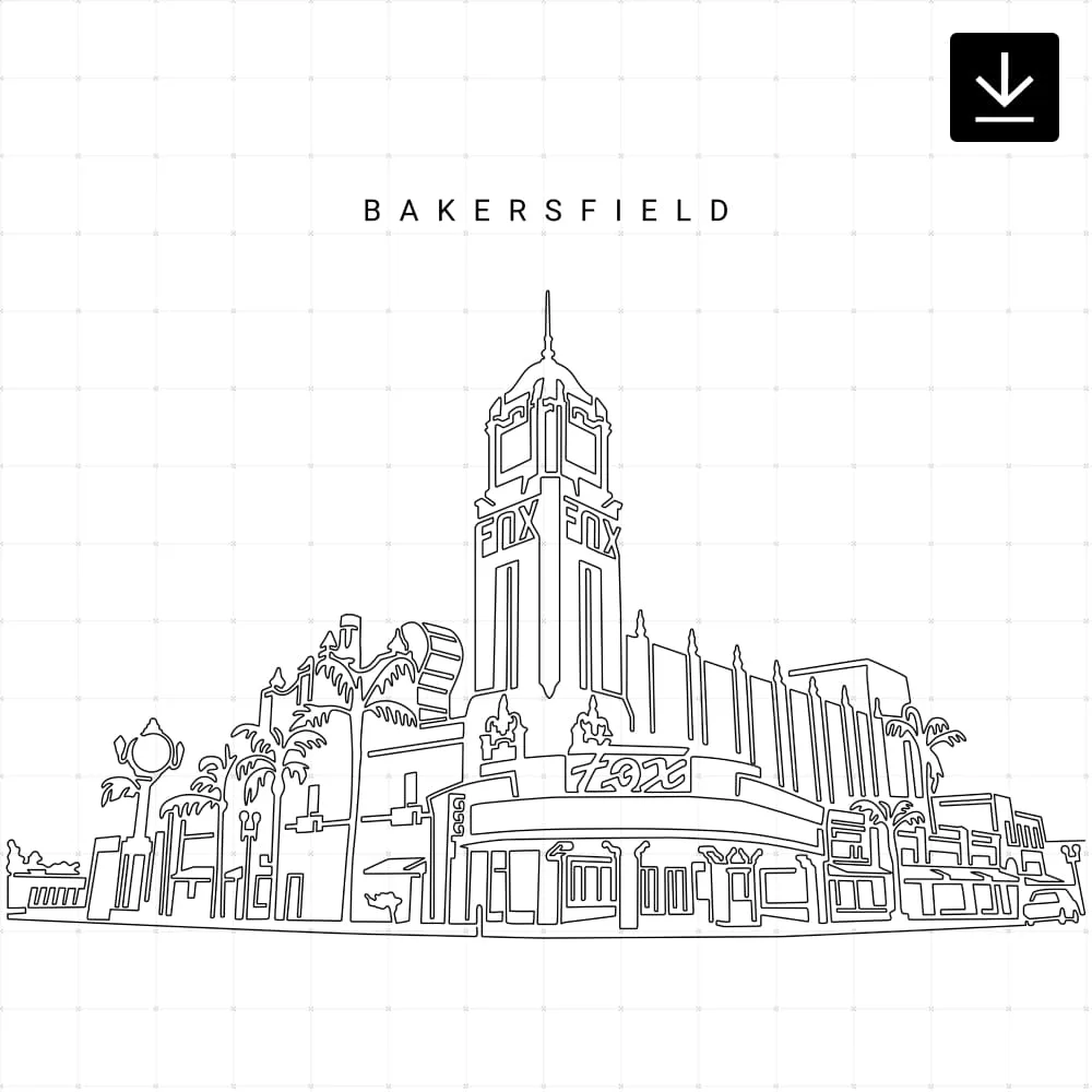 Bakersfield Theater SVG - Download