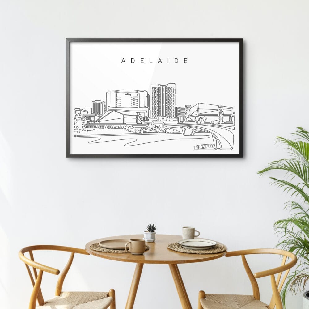 Framed Adelaide City Wall Art for Living Room Framed Adelaide City Wall Art for Living Room