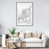 Manhattan Bridge Art Print for Living Room - Portrait