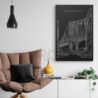 Manhattan Bridge Canvas Art Print - Wall Decor - Portrait - Dark