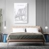 Manhattan Bridge Canvas Art Print for Bedroom - Portrait