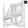Manhattan Bridge SVG - Download - Portrait