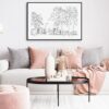 Miami Florida Art Print for Living Room
