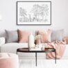 Miami Florida Art Print for Living Room