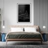 New York City Art Print for Bed Room - Portrait - Dark