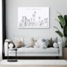 Palm Springs Canvas Art Print - Living Room