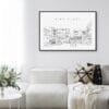 Pike Place Market Public Market Art Print for Living Room