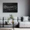 Porto Canvas Art Print - Living Room - Dark