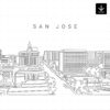 San Jose Skyline SVG - Download