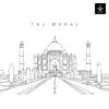 Taj Mahal SVG - Download