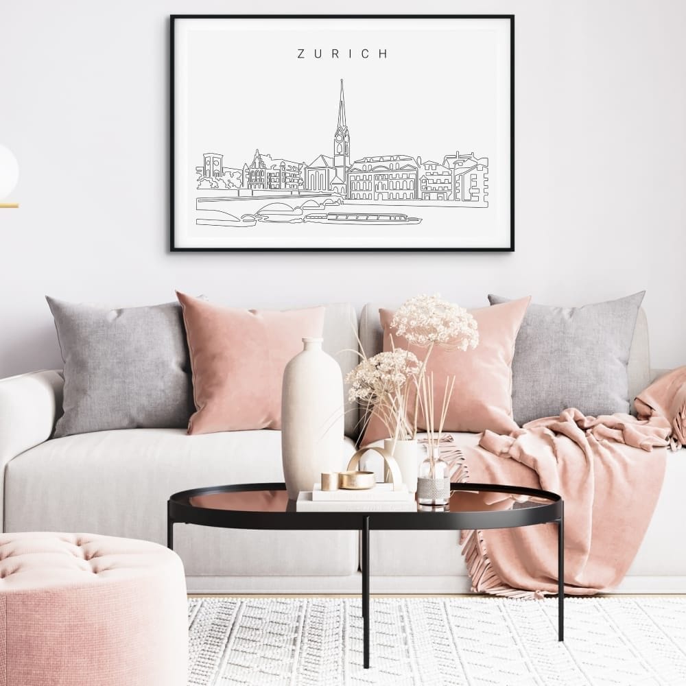 Zurich Art Print for Living Room Zurich Art Print for Living Room