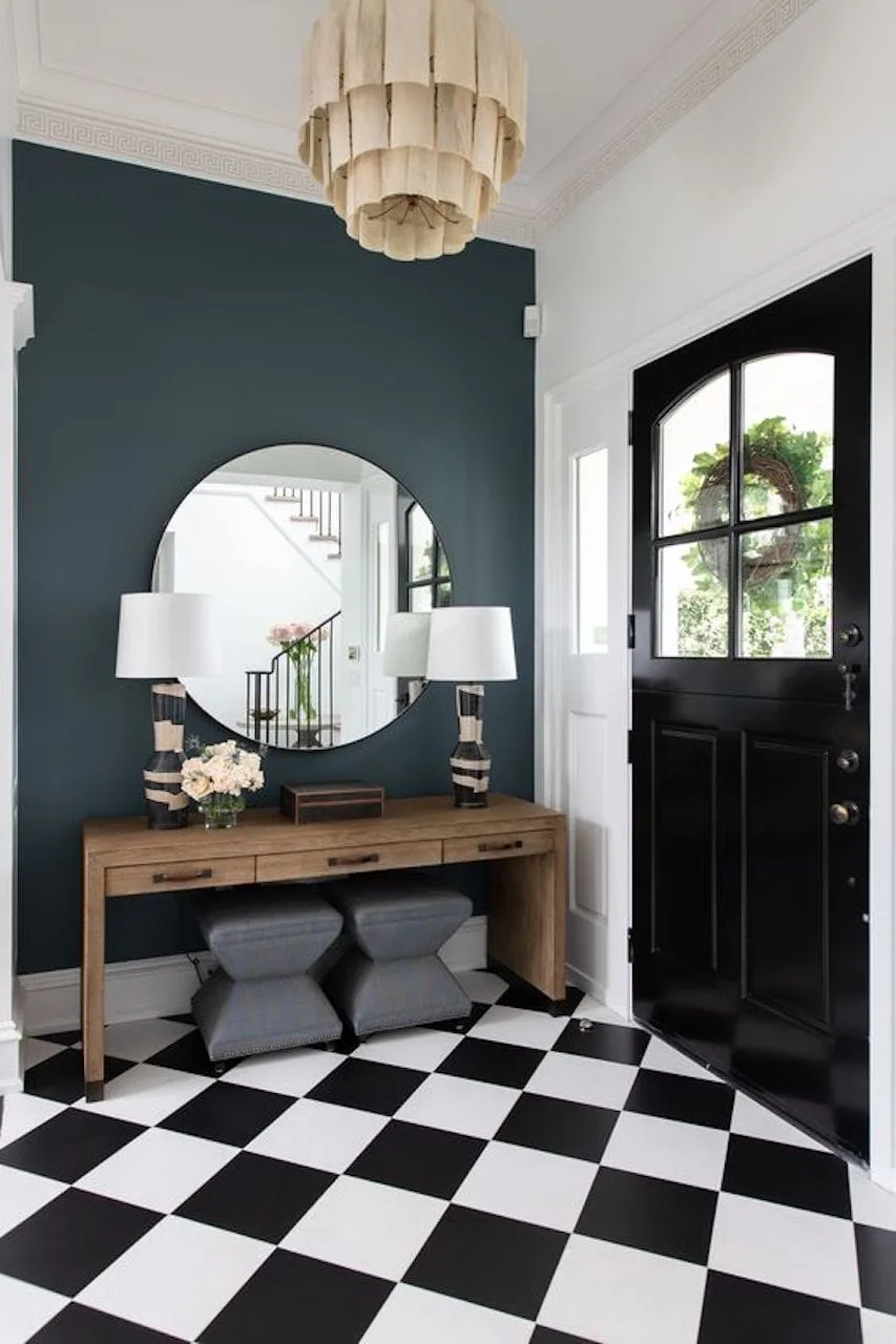 feng shui color psychology interior design black entrance