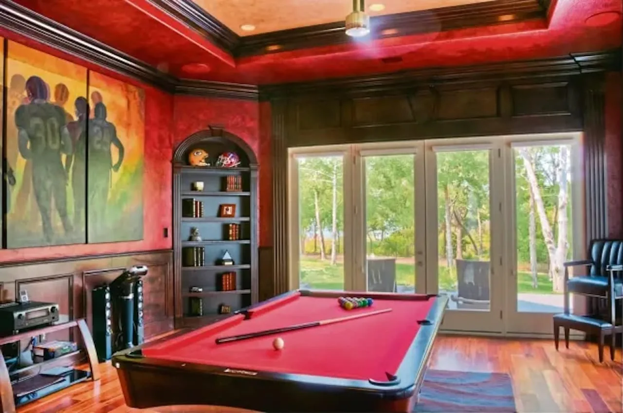 feng shui color psychology interior design red rec room