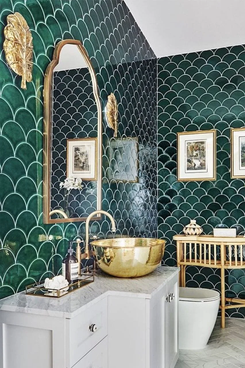 15 Glamorous Art Deco Bathroom Ideas & Tips for 2023 2 art deco bathroom