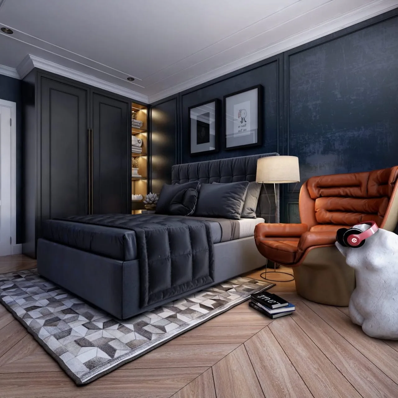 Black Luxury Bedroom Ideas: Top 8 Tips With Photo Inspiration - WanderLife  Studios, image size:1280x1280