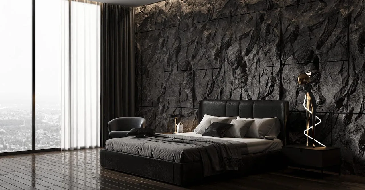 Black Luxury Bedroom Ideas: Top 8 Tips With Photo Inspiration - WanderLife  Studios, image size:1280x667