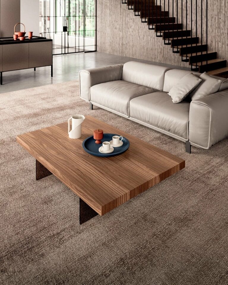 Interior design trends 2023 multi functional furniture table closed