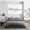 Baltimore Metal Print Wall Art - Bedroom - Light