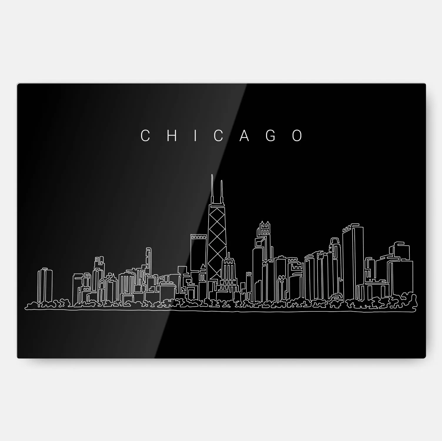 Chicago Skyline Metal Print