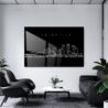 Louisville Metal Print - Office - Dark