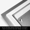 Metal Prints - Marketing - Back installation