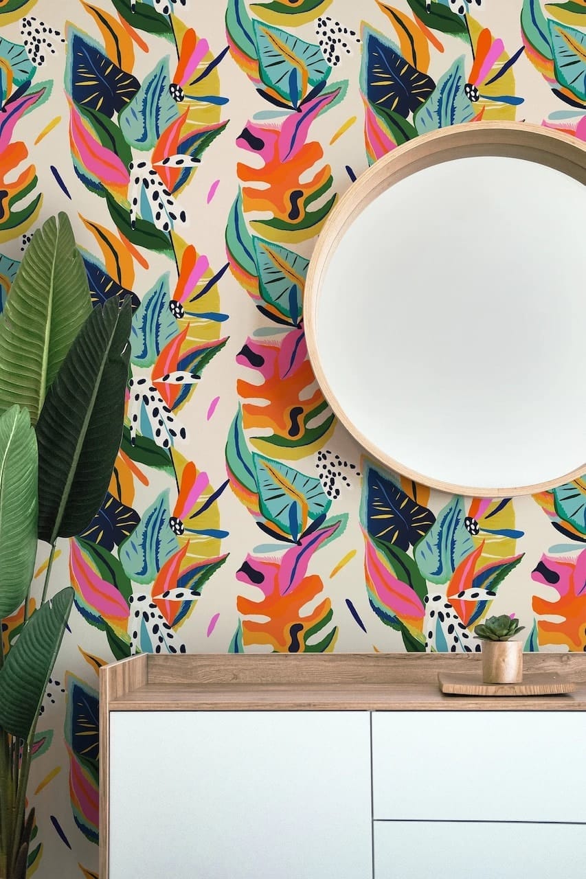 colorful eclectic home decor colorful wallpaper