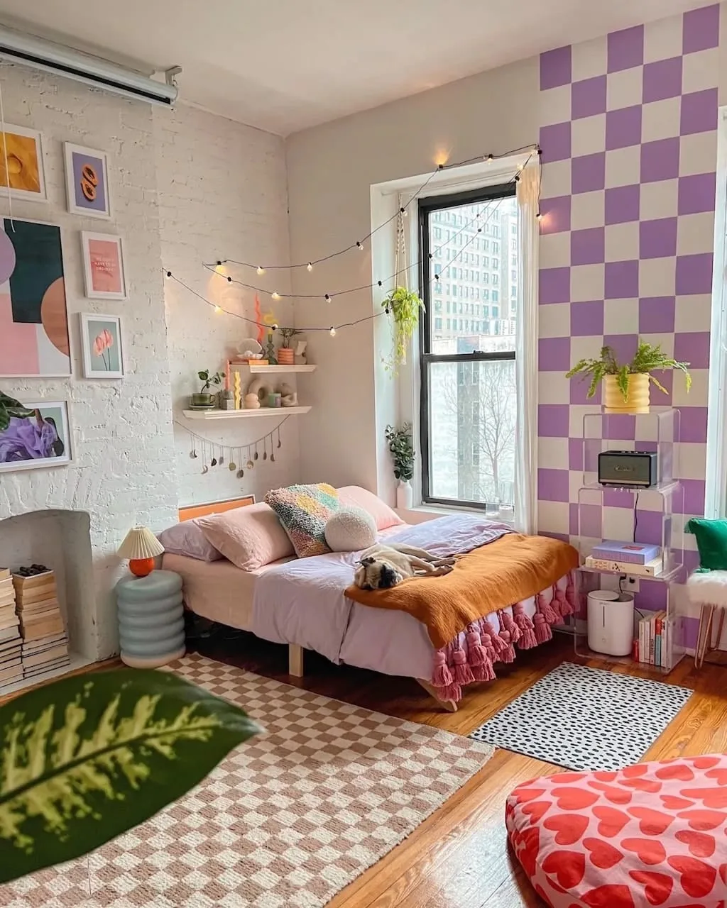 Colorful Eclectic Home Decor & Inspiration For Every Room (With Product Gallery) 7 colorful eclectic home decor funky purple bedroom
