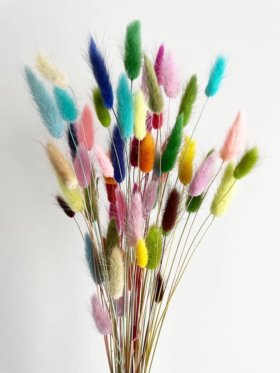colorful eclectic home decor rainbow bunny tails