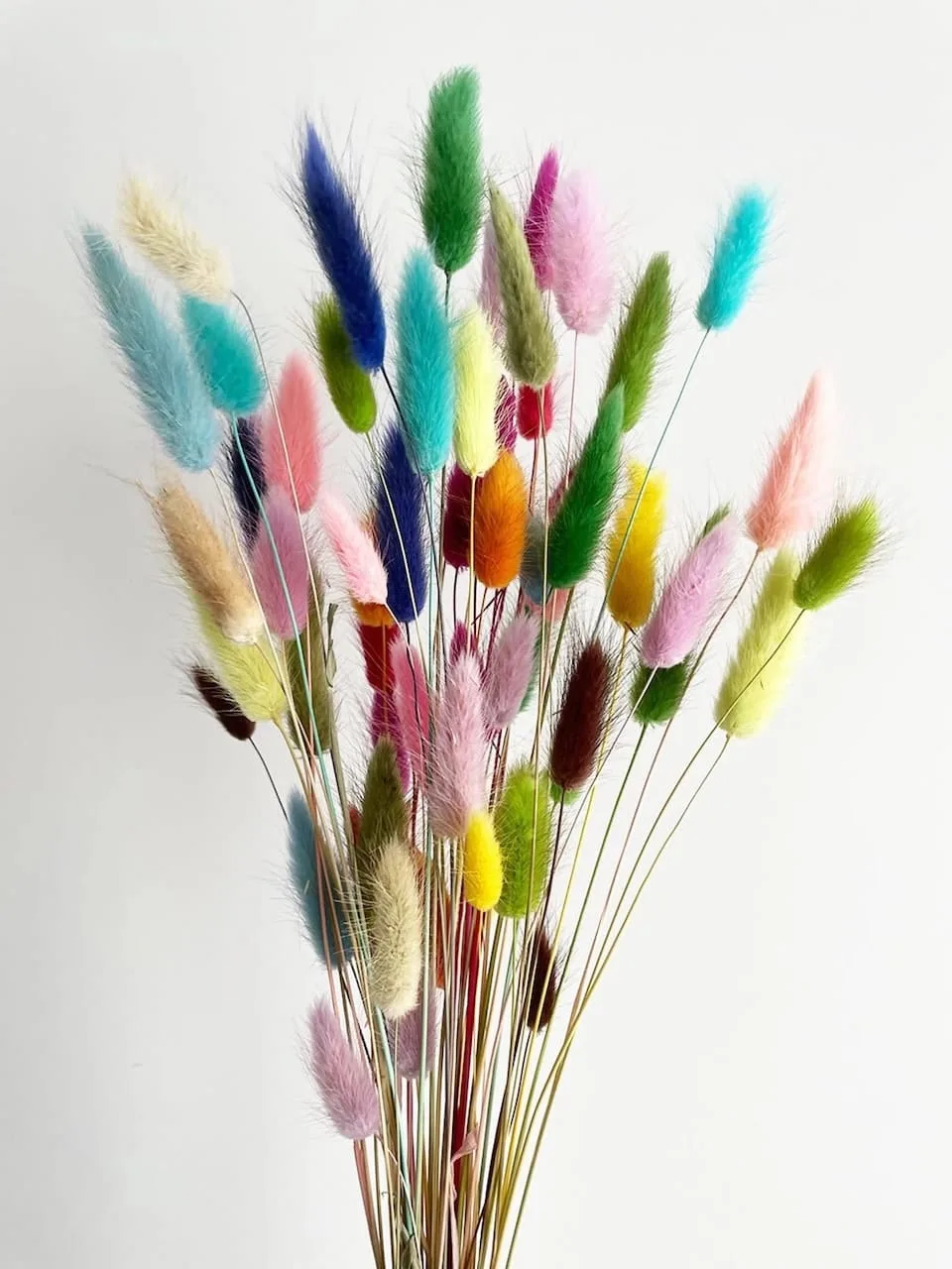 colorful eclectic home decor rainbow bunny tails