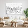 Kyoto Japan Metal Print - Living Room - Light