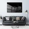 Las Vegas Skyline Metal Print - Living ROom - Light-1