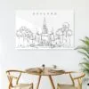 Oakland Temple Metal Print - Kitchen - Light