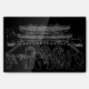 Seoul Gwanghwamun Gate Metal Print Wall Art - Main - Dark