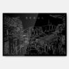 Seoul Korea Metal Print Wall Art - Main - Dark
